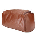 Leather Toiletry Bag Men Large Shaving Brush Cosmetic Travel Kits Organizer Case