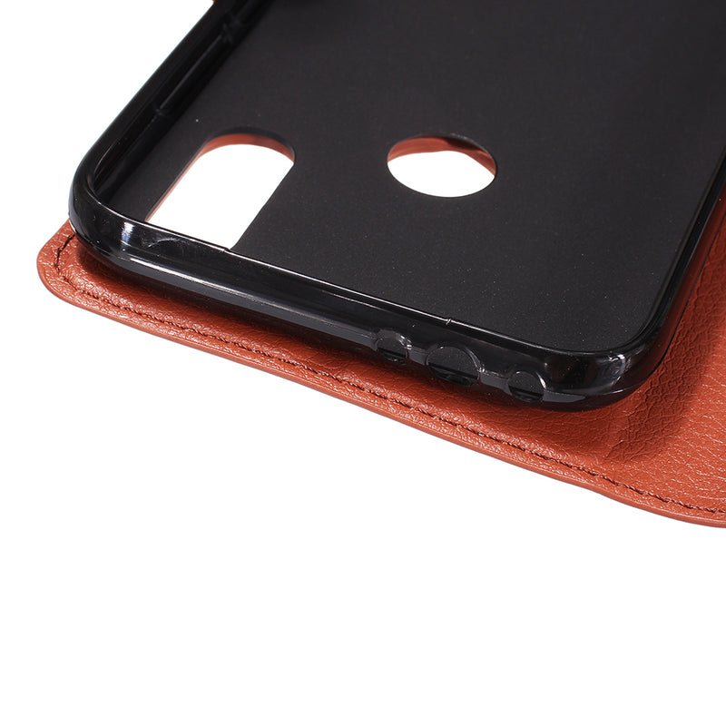 Bakeey Litchi Pattern Shockproof Flip with Card Slot Magnetic PU Leather Full Body Protective Case for Xiaomi Redmi 7 / Redmi Y3