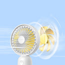 Baseus Portable USB Fan Mini Fan With LED Fan Summer Light Electric Cooler Fan 3-Speed Adjustable Office Gadget