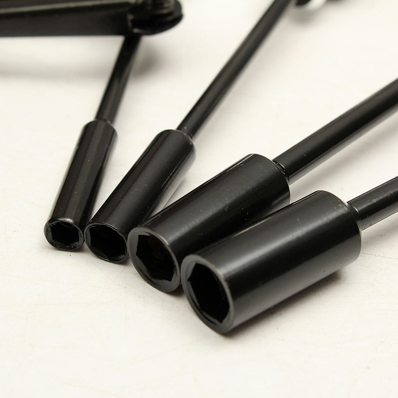 DANIU 4pcs Metal 4.0/5.5/7.0/8.0mm Hex Screwdriver Tools NUT Key Socket Screwdriver Wrench  Set