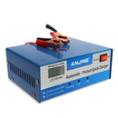 LCD 12V/24V Intelligent Automatic Battery Charger Pure Copper Charger Pulse Repair Type Maintainer for Lead Acid Battery