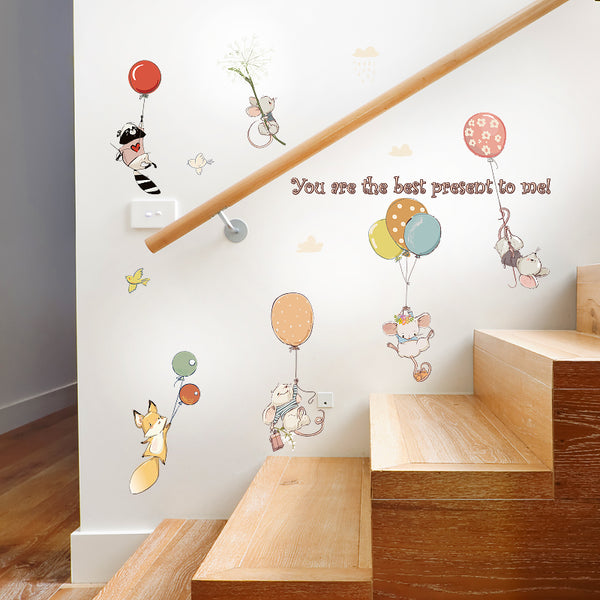 Miico SK7187 Children's Bedroom Wall Decoration Wall Sticker Cartoon Stickers DIY Stickers Decorative Stickers