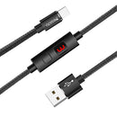 Bakeey 2.4A Micro USB Type C Digital Display Fast Charging Timing Power Data Cable For Huawei P30 Pro Mate 30 Xiaomi 9 Pro S10+