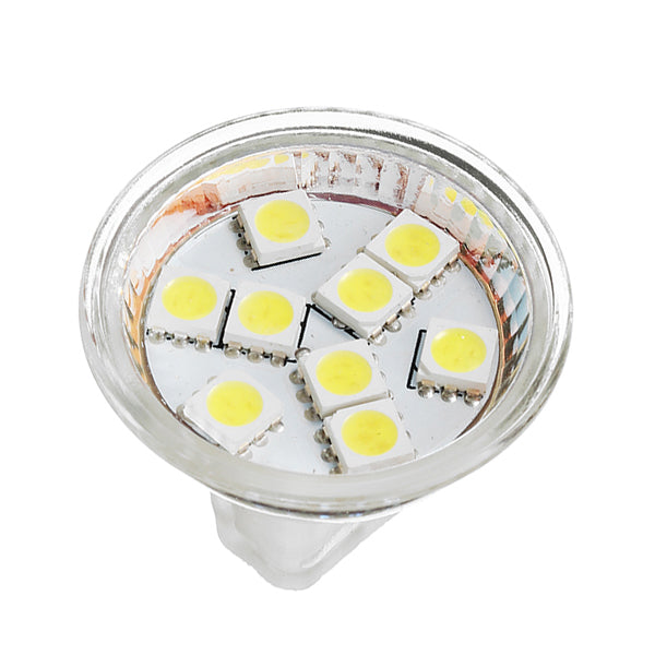 MR11 1.2W SMD5050 9LEDs 90LM Warm White Pure White Light Bulb DC12V