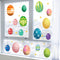 Miico FX64052 Colorful Egg Wall Sticker Kindergarten Children's Room Decorative Sticker Party Decoration Stickers DIY Sticker