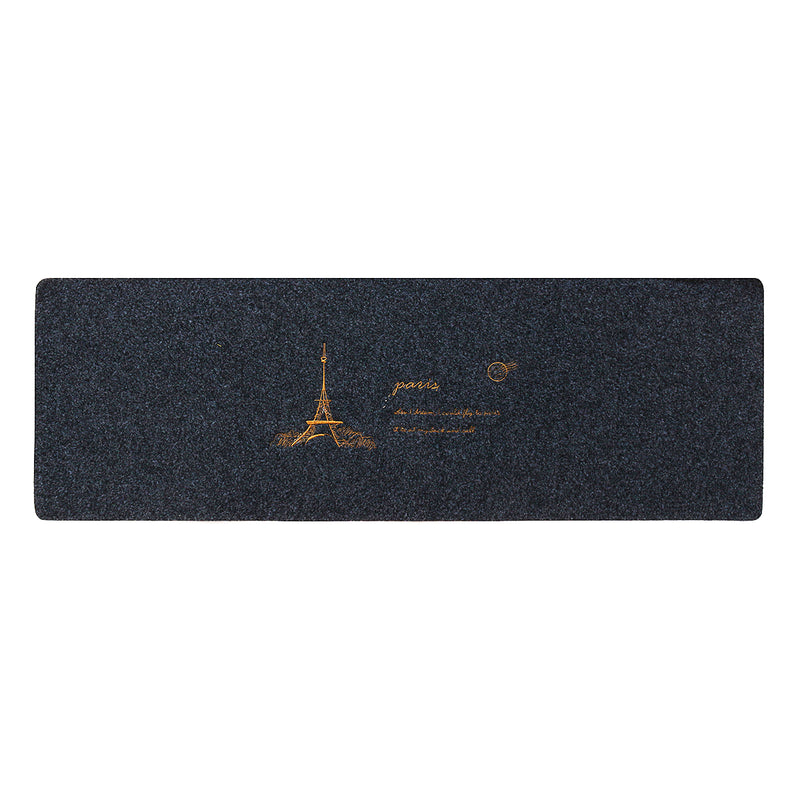 Eiffel Tower Waterproof Carpet Non Slip Door Floor Rug Mat Home Kitchen Bathroom