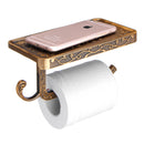 AU Wall Mounted Toilet Roll Tissue Paper Shelf Holder Stand Phone Shelf Bathroom Paper Hold