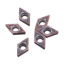 Drillpro 10pcs DCMT070204 VP15TF Carbide Insert for SDNCN1010H07/SDNCN1212H07 Turning Tool Holder