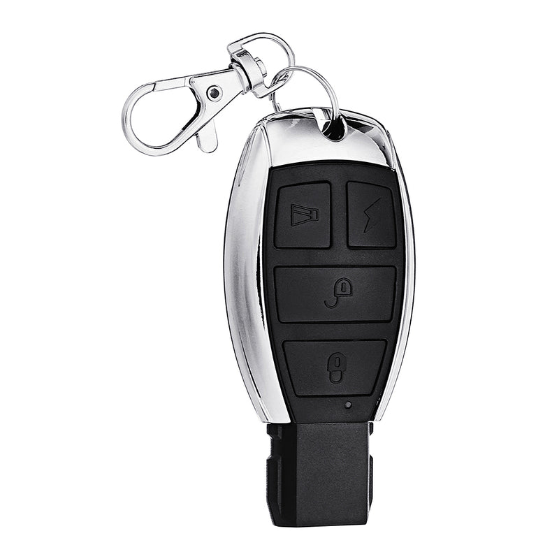 Metal 4 Button Remote Control Learning Code EV1527 Chip Transmitter