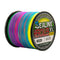 8 Strands Braided Fishing Line 500m Multi Color Super Strong Multifilament PE Braid Line 10LB 20LB 30LB 40LB 100LB 200LB