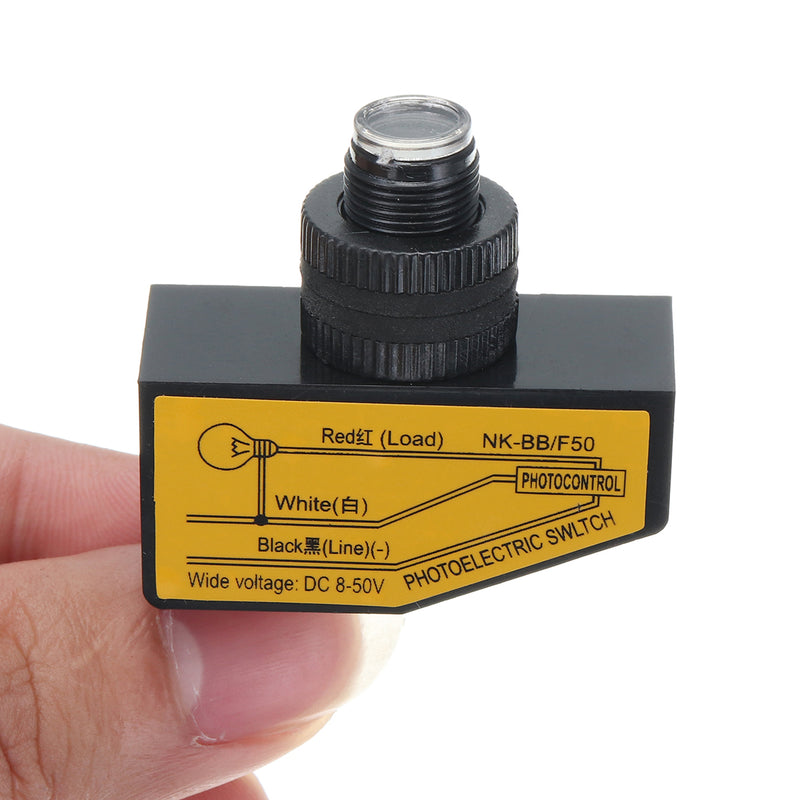 8-50VDC Photocell Sensor Daylight Dusk To Dawn Sensor Photoelectric Switch Sensor Automatic Light C