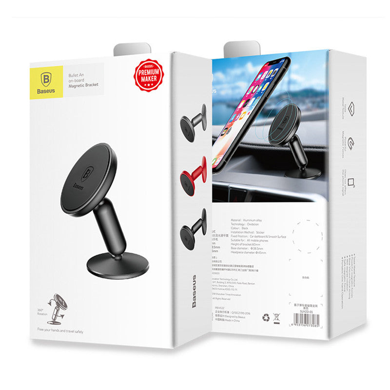 Baseus Metal Powerful Magnetic Car Dashboard Phone Holder Stand for Samsung Xiaomi Mobile Phone