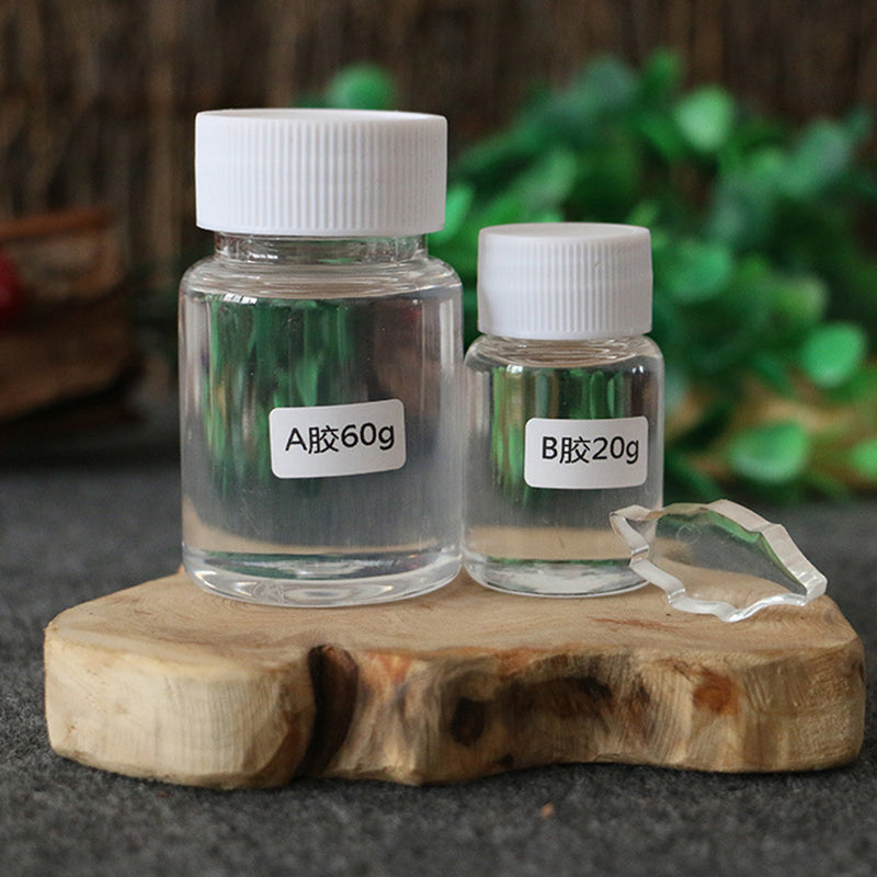 Ultra-Transparent AB Crystal Glue Two Component Epoxy Resin Sealant Quick Drying DIY Craft