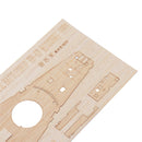 Wooden Deck With Anchor Chain For Tamiya 78029 1:350 USS Battleship BB-63 Model