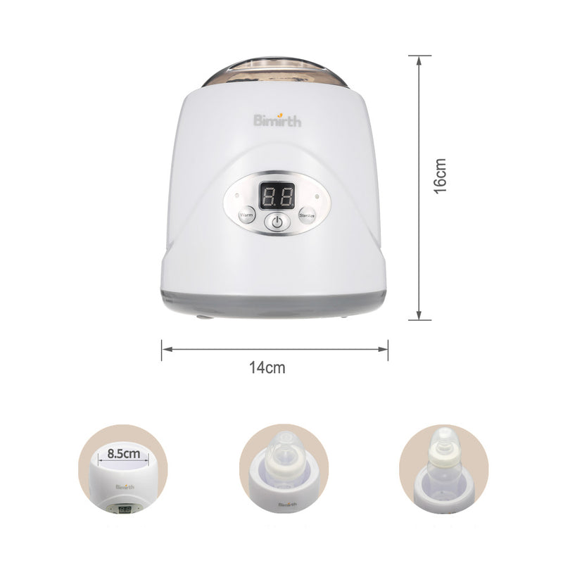 Bimirth LED Multifunctional Baby Bottle Warmer Milk Heating Smart Sterilizer Thermostat with Juicer