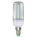 E27 E14 E12 B22 G9 GU10 7W 72 SMD 4014 LED Warm White Pure White Cover Corn Bulb AC110V