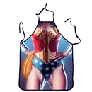 Honana CF-SA04 3D Sexy Naked Male Apron Kitchen Barbecue BBQ Grill Muscle Man Apron