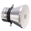 Aluminum Alloy 100W 28KHz Ultrasonic Piezoelectric Transducer Cleaner Silvery