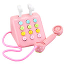 Simulation Wooden Phone Toys Educational Children Dollhouse Gifts Pretend Play Toys