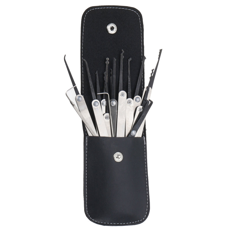 DANIU 16pcs Padlock Locksmith Training Starter Practice Kit Lock Unlocking Picks Hand Tool