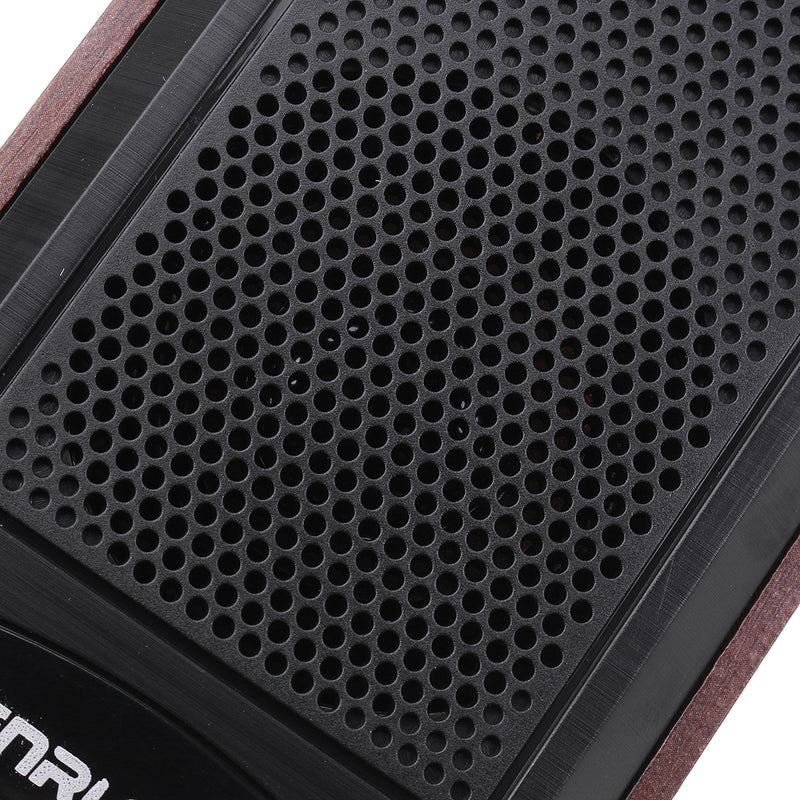 LEnRuE V2200 Wooden Mini Computer Speaker 2.0 Stereo Bass Double Desktop Speakers