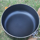 BRS-P26 Outdoor Folding Non-stick Cookpot Aluminum Alloy Frying Pan Cookware