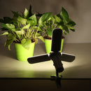 E27 AC110-265V 40W SMD2835 Three-Leaf Foldable Full Spectrum LED Grow Light Bulb With Lamp Holder Clip