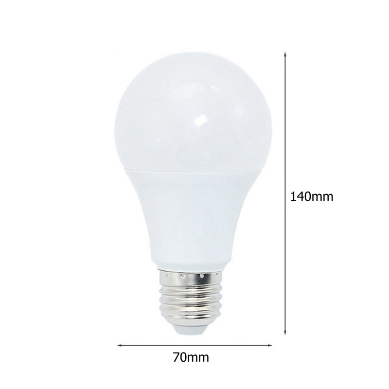 AC175-265V E27 15W Non-dimmable Pure White Constant Current 18 LED Globe Bulb for Indoor Home Use