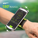 VUP 180 Rotation Sport Running Cycling Adjustable Wrist Band Bag For 4-6 Inches Smartphone