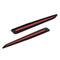 Carbon Fiber Look Car Front Rear Bumper Protector Strip Anti-Scratch Guard Strip Decoration