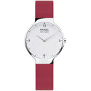 SMAEL 1835 Simple Women Fashion Silicone Strap Thin Dial Waterproof Quartz Watch
