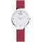 SMAEL 1835 Simple Women Fashion Silicone Strap Thin Dial Waterproof Quartz Watch