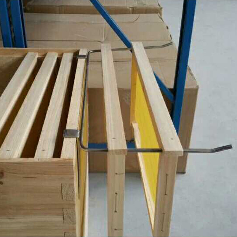 Stainless Steel Beekeeping Frame Beekeeper Stainless Steel Holder Bee Hive Honeycomb Side Mount