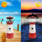 Solar LED Lighthouse Waterproof IP67 Automatical Rotating Light Beam Decoration Tower Lamp