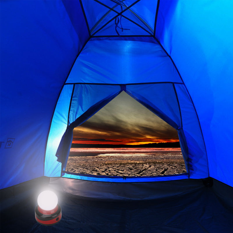 Multi-function Mini Portable Work Light Outdoor Camping Tent Light with Magnetic Base Hanging Hook