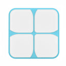 USB Rechargeable Touch Sensor Colorful LED Clover Night Light QI Wireless Charger for Iphone Android