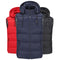 Electric Winter Warm Heated Waistcoat USB Charging Cotton Intelligent Heating Hooded Jacket Clothing