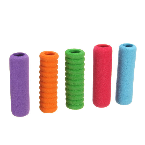 5pcs Comfort Soft Foam Pen Pencil Handwriting Grips For Children School Pupil