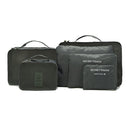 Honana HN-TB8 6Pcs Waterproof Travel Storage Bags Packing Cube Clothes Pouch Luggage Organizer