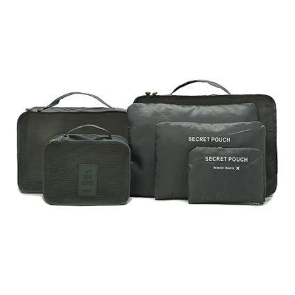 Honana HN-TB8 6Pcs Waterproof Travel Storage Bags Packing Cube Clothes Pouch Luggage Organizer