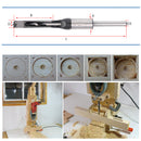 7pcs 6-12.7mm Square Hole Saw Drill Bit Set Mortising Chisel Twist Auger Drill Bits