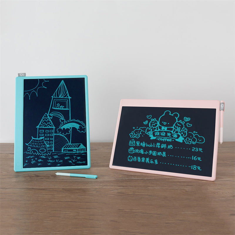 Xiaomi Jiqidao Smart Small Children Writing Tablet Blackboard 13.5 Inch Writing Board Handwriting Pads for Kids Graffiti Drawing Painting Writing
