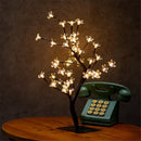 45cm LED Cherry Blossom Bonsai Sakura Tree with 72 LED Fairy Light Table Lamp