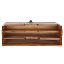 3 Tier Wood Letter Pen Rack Stationery Drawer Holder Desktop Organizer Storage Mail Sorter