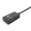 3.5mm Splitter Male to 2 Female Headphone Audio Extension Cable For Iphone Samsung Xiaomi