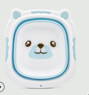 Baby Portable Folding Basin Washbasin For Kids Cute Cartoon Foldable Bath Tub