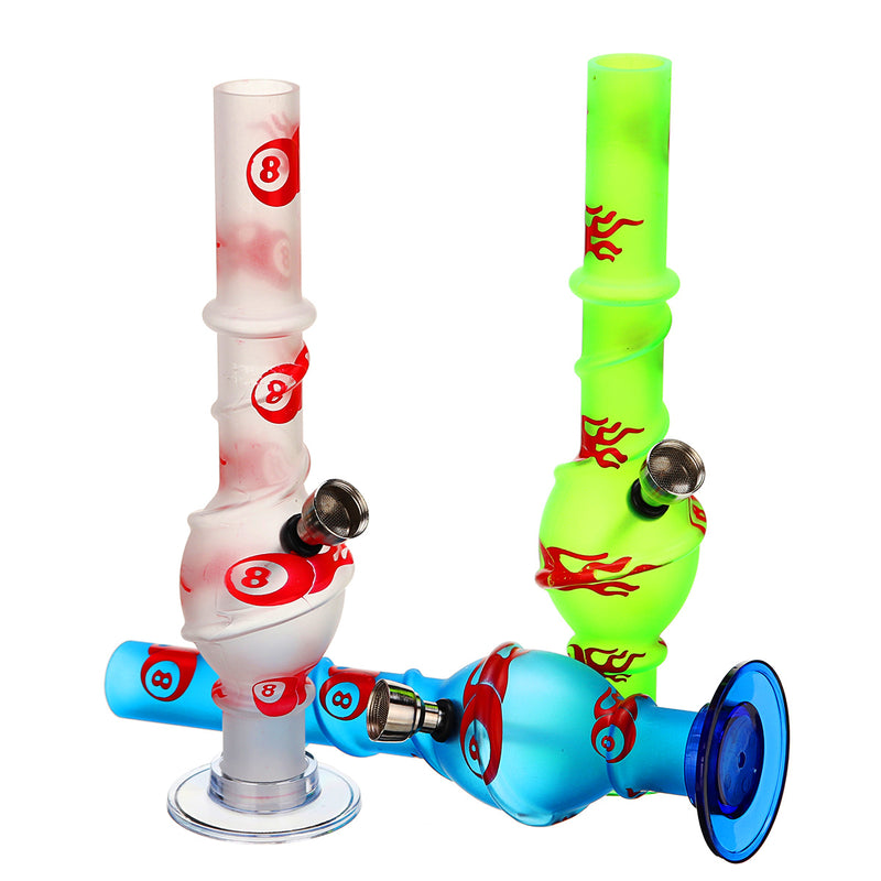 Fireball Acrylic Hoo kah Pipe Water Pipe Plastic 205mm Height