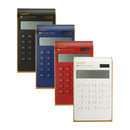 NNRTS Creative Portable Ultra-thin Gold Frame Calculator Solar Energy Caculator Stationery Set