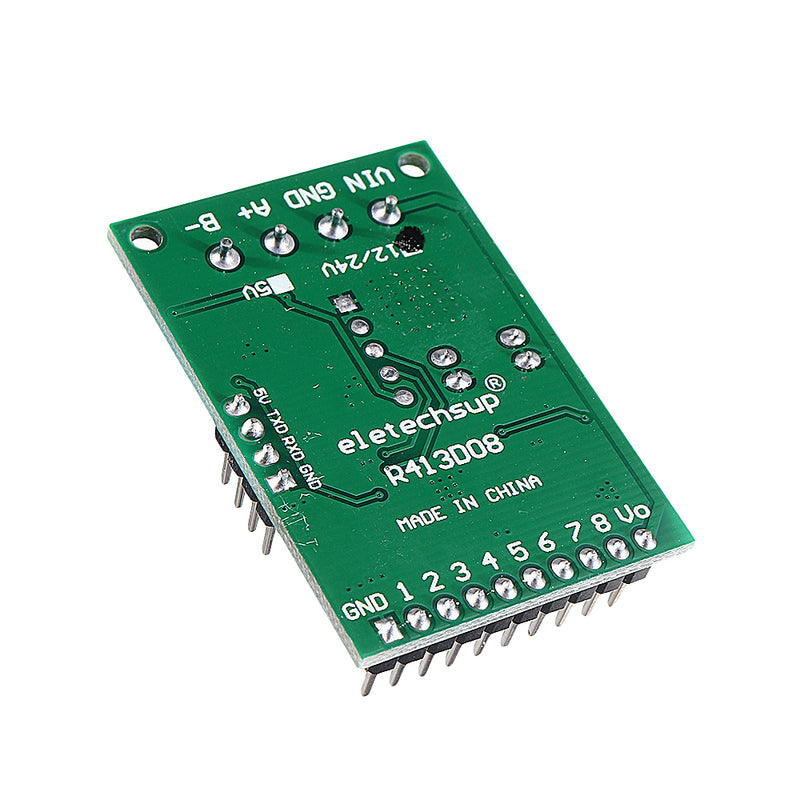 5pcs 6-24V 8CH Channel RS485 Module Modbus RTU Protocol AT Command Multi-function Relay PLC Control Board