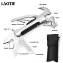 LAOTIE 12 In 1 Multi-function Folding Tool Kitchen Bottle Opener Sharp Pocket Multifunctional Tools Saw Knife Cutter Screwdriver Xiaomi